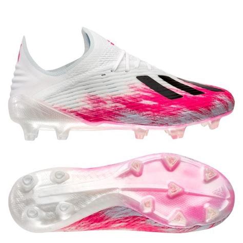 adidas x 19+ fg/ag uniforia - weiß/schwarz/pink|goat x 19.1 fg pink.